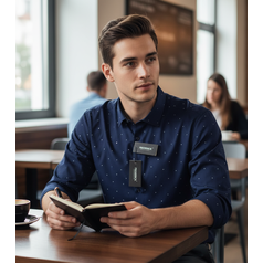 Pánská košile s dlouhým rukávem - střih SLIM - vzor F905 - 44