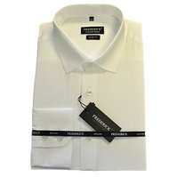 Pánská košile s dlouhým rukávem - střih SLIM - vzor F642 - smetanová