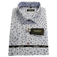 Pánská košile s krátkým rukávem - střih REGULAR - vzor F693