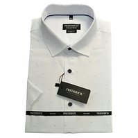 Pánská košile s krátkým rukávem - střih SLIM - vzor F708
