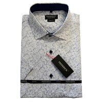 Pánská košile s krátkým rukávem - střih SLIM - vzor F710