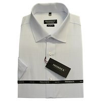 Pánská košile s krátkým rukávem - střih SLIM - vzor F711