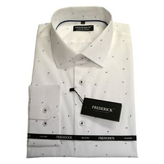 Pánská košile s dlouhým rukávem - střih REGULAR - vzor F928 - 46