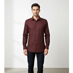 Pánská košile s dlouhým rukávem - střih SLIM - vzor F929 - 43