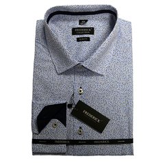 Pánská košile s dlouhým rukávem - střih SLIM - prodloužená délka rukávu 188/194 cm - vzor J004