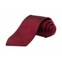 Pánská kravata K1 - vzor 11 - BORDÓ -VÍNOVÁ - MATNÝ ODSTÍN