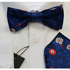Pánský motýlek s kapesníkem M5 - vzor 334