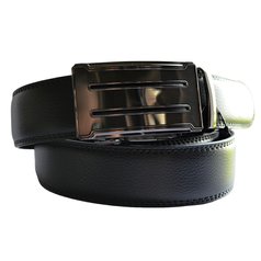 Pánský kožený opasek vzor N027 - černá barva