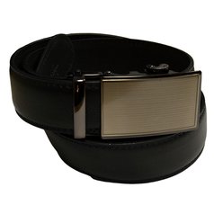 Pánský kožený opasek vzor N109 - černý