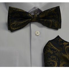 Pánský motýlek s kapesníkem - vzor 194 (4).JPG