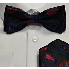 Pánský motýlek s kapesníkem M5 - vzor 240 (6).JPG
