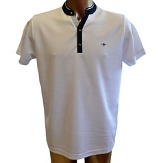Pánská polo košile  - bílé barvy - 3XL