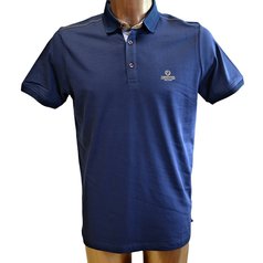 Pánská polo košile  - tmavě modré barvy - XXL