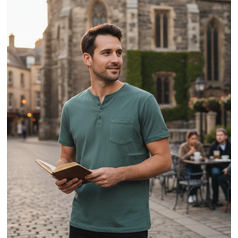 Pánské triko  - zelené  barvy - 3XL