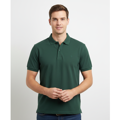 Pánská polokošile tmavě zelené barvy - 3XL